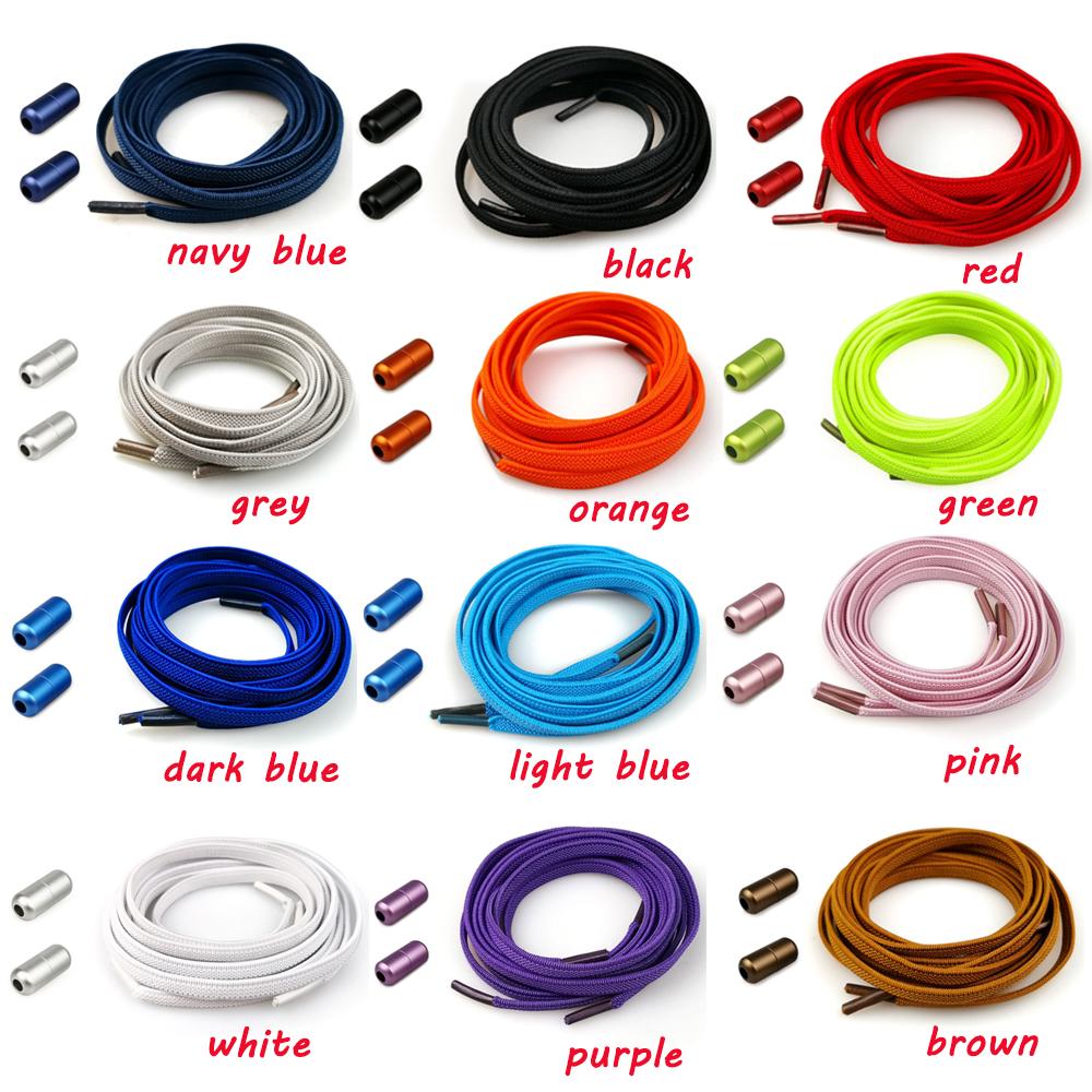Sports Sneakers for Kids Adult Sneakers Shoelace No Tie Shoelaces Elastic Lock Quick Lazy Laces