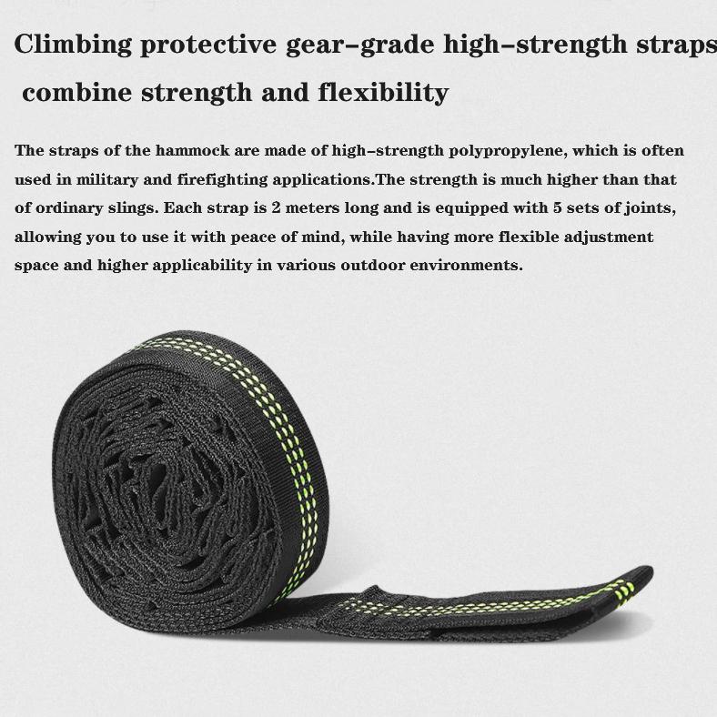 Xiaomi Zaofeng Hamak Salıncak Yatak 1-2 Kişilik Paraşüt Hamakları Maksimum Yük 300KG Dış Mekan Kamp Salıncakları Paraşüt Kumaşı