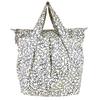 Chanel Arabesque Tasche Tragetasche Handtasche Segeltuch Weiß/Dunkelblau Basis