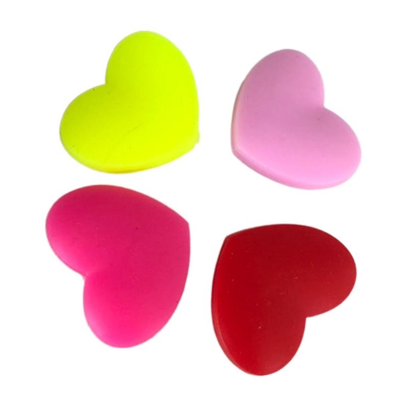 8Pcs Heart Flower Tennis Racket Shock Absorbers Silicone Vibration Dampeners Racket String Shock Absorbers Enduring