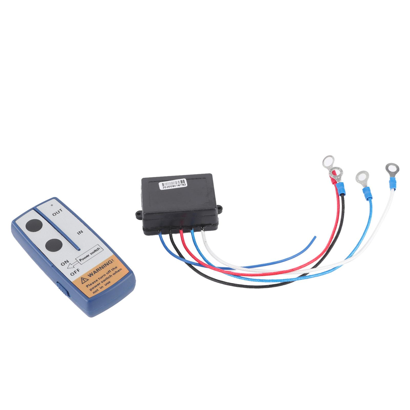 

Електрична лебідка Пульт дистанційного керування Бездротова система контролера 12V Перемикач живлення для позашляховика