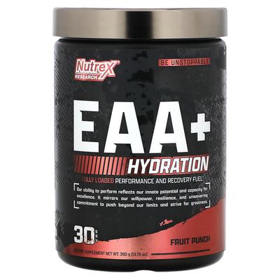 EAA+ Hydration, Fruit Punch, 13.76 Oz (390 G)