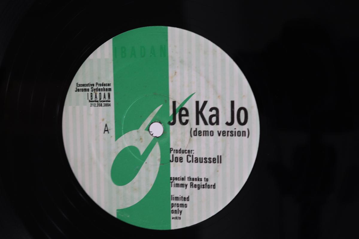 

12inch Record JOE CLAUSSELL Je Ka Jo Demo Version IRC020PROMO IBADAN 1999 US Dance Electronica Used