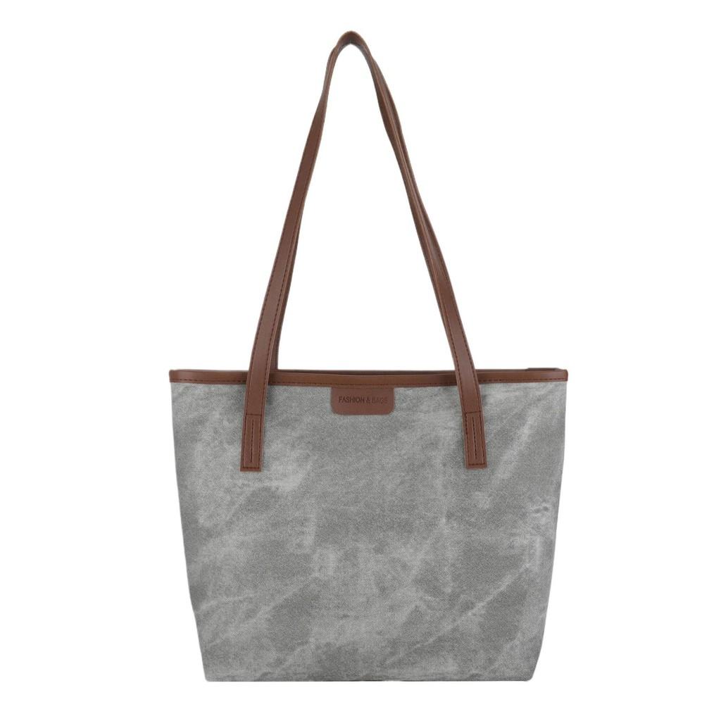 Modern Retro Minimalist Tote Bag For Women Large Size Pu Material For Trendy Look