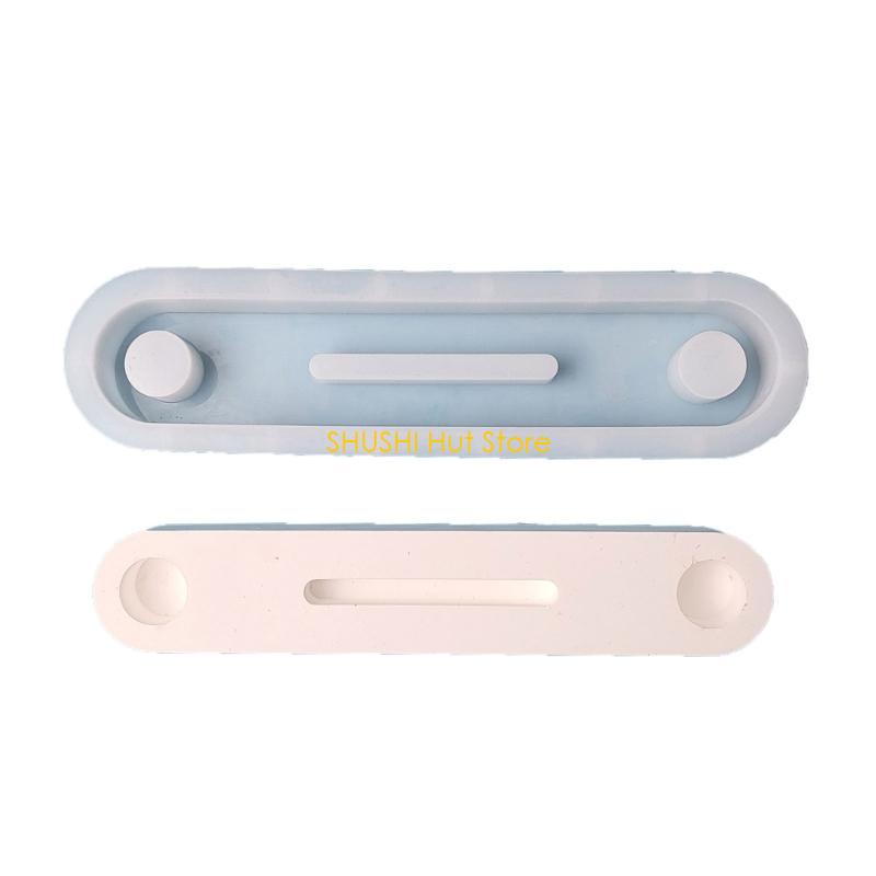 Cements 1/2Holes Candlesticks Silicone Molds Decorative Concrete Holder Making Tool for Bedroom Party Supplies D57B