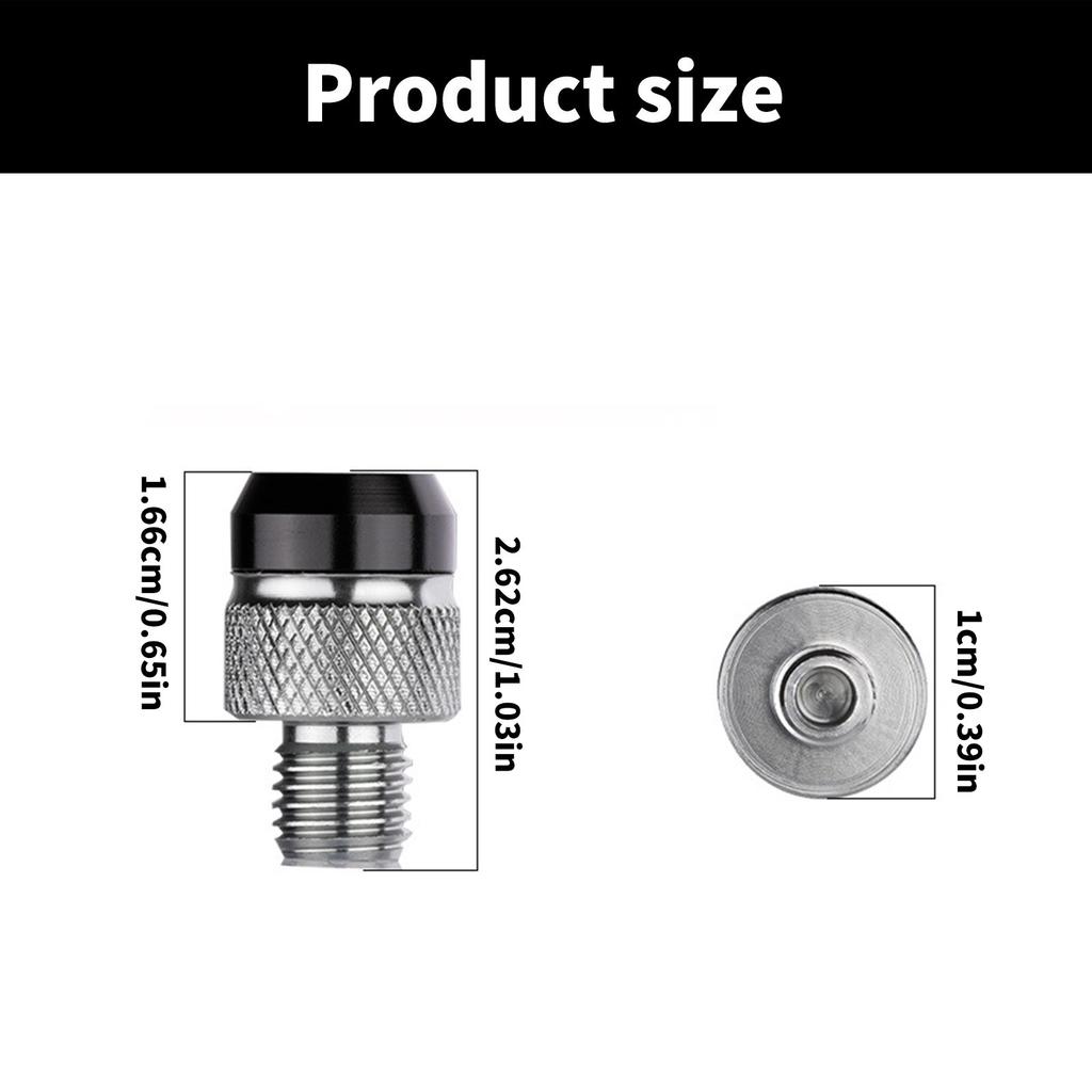 Motorcycle Mirror Hole Plug Screws for Honda Aluminum Rearview Mirror Hole Plugs Screws Bolts Replacement Mounting Screw