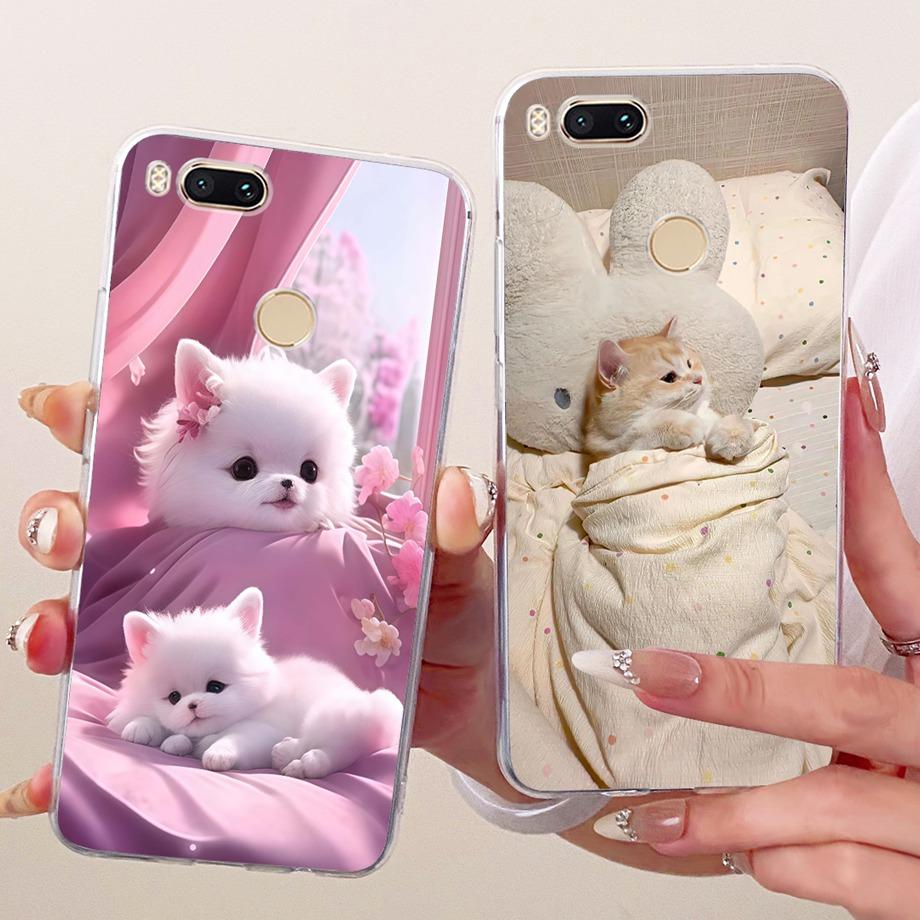 For Xiaomi Mi A1 Mi 5X Phone Case Luxury Flower Butterfly Cartoon Bow Pattern Back Cover Soft TPU Silicone On Xiomi Mia1 Mi5x