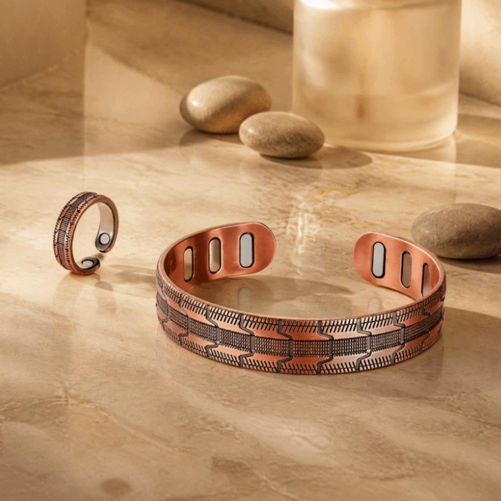 Retro Style Women Men Magnetic Bracelet Wheel-patterned Men Bangle Wristband  Festival Party