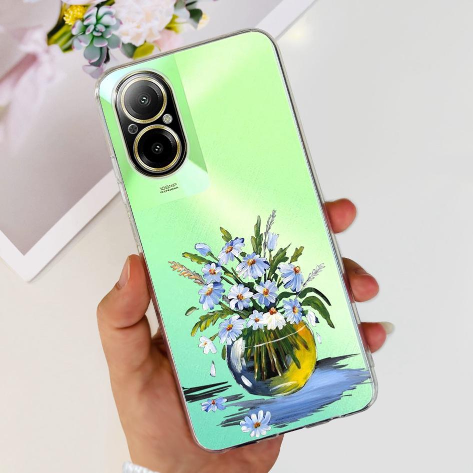 For OPPO Realme C67 4G Case Cute Cartoon Clear Soft Silicone Back Cover For Realme C67 4G RMX3890 C 67 RealmeC67 Shockproof Case