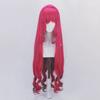 Cosplay Second Red Leather Curly Perfect for Parties and Includes 3 Bonus Wig and Memo Heat-resistant Wig, "The Castle," & Color, Long, Hair,