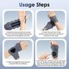 Cordless Wristband for Carpal Tunnel Muscle Fatigue Relief Belt 10 Modes 29 Levels EMS Microcurrent Wrist Guard Hand Massager