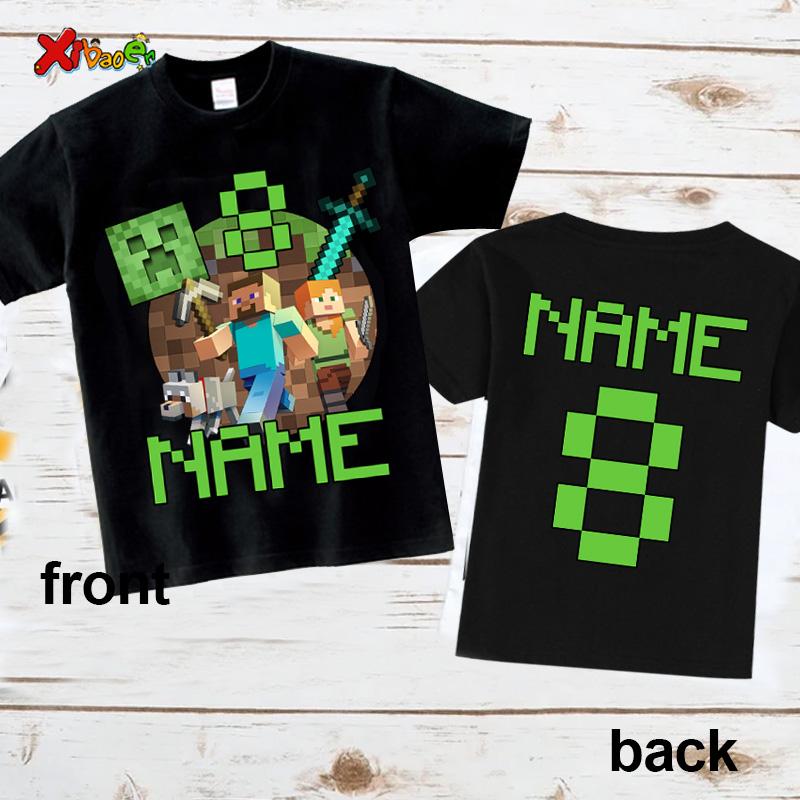 9th Birthday Boy Shirt 10th Birthday Outfit Summer Theme T-shirt Kids Matching Outfits Birthday T Shirt 8th 7th 6th Boys Shirts