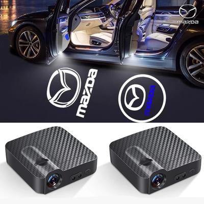 2 Stück Auto Tür Willkommensleuchte Laser Projektor Schattenlichter für Mazda Speed MS 2 3 6 5 gg gj gh cx5 cx30 cx3 mx-5 Miata Atenza CX-4