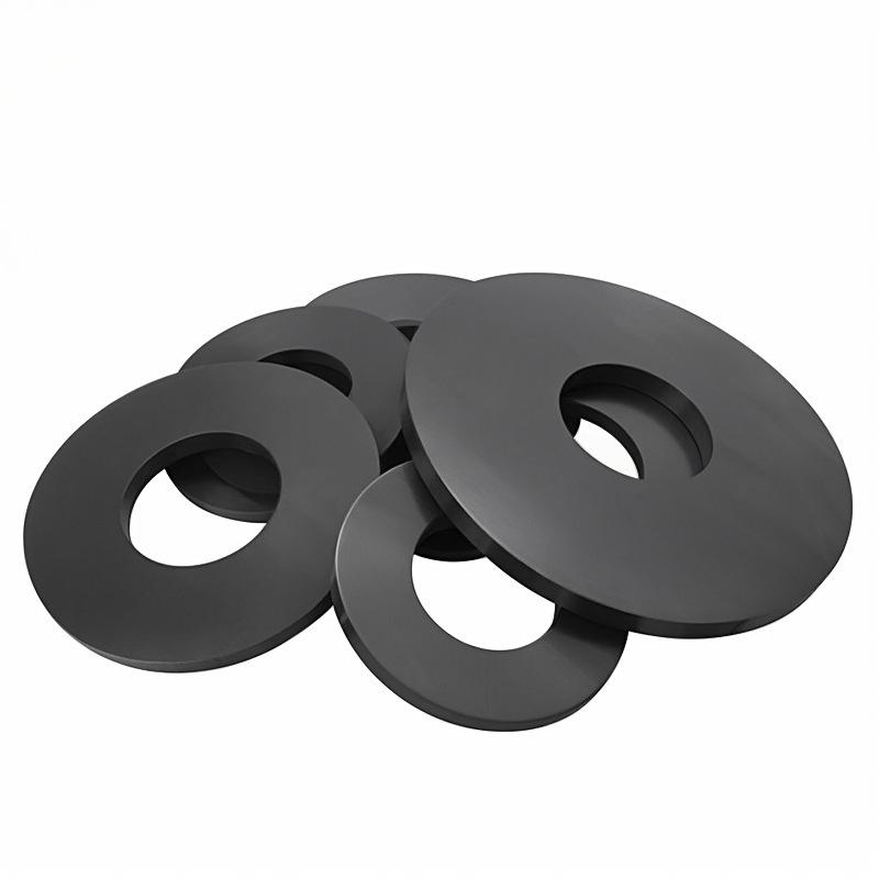 Black Rubber Shock Absorbing Wear-Resistant Flat Gasket Seal