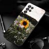 Phone Case for Samsung Galaxy S25 S24 S23 S22 S21 S20 Ultra S20 S22 S21 S10E S20 FE S24 Plus Beautiful Flower sunflower Case