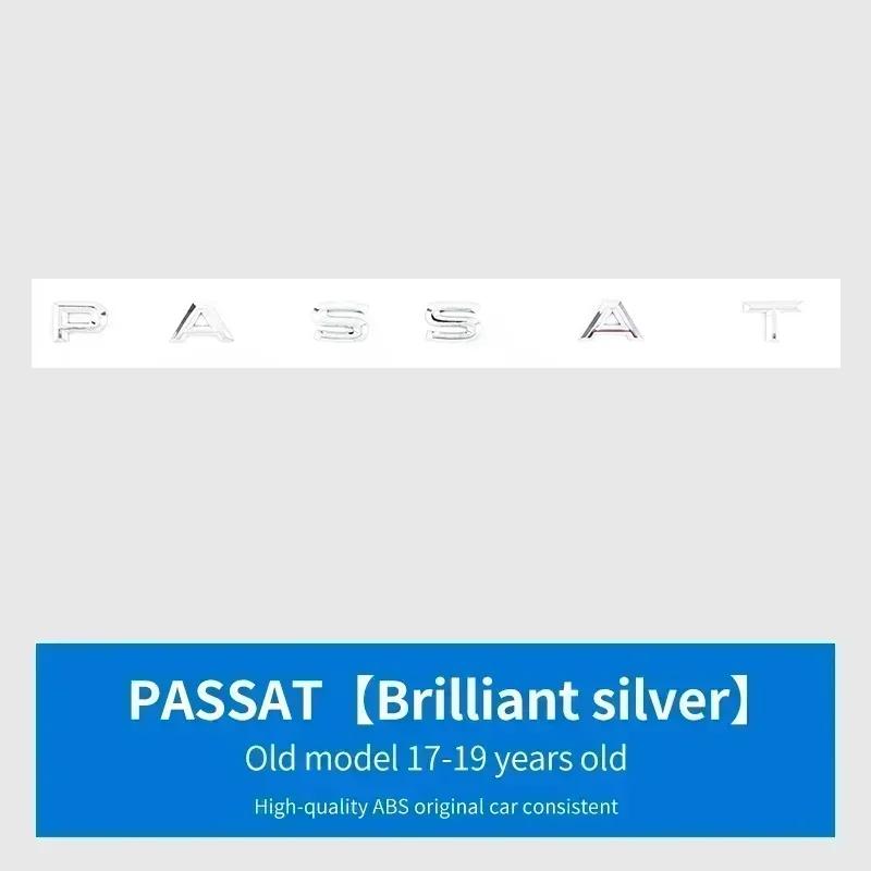 ZCKOT1 1Pcs ABS Car Logo Letter Sticker Rear Tail Door Trunk Sticker Rear Emblem For VW Passat 2016-2021 Accessories StylingSticker