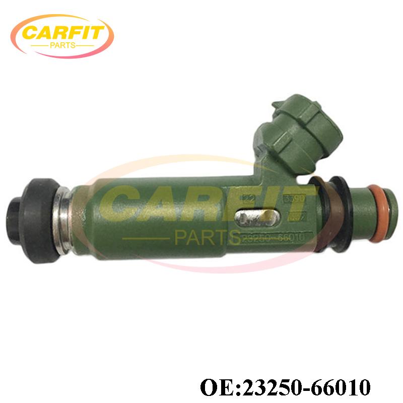 6PCS OEM 23250-66010 23209-66010 2325066010 2320966010 Fuel Injectors For 1993-2007 Toyota Land Cruiser 95-97 Lexus LX450 4.5L