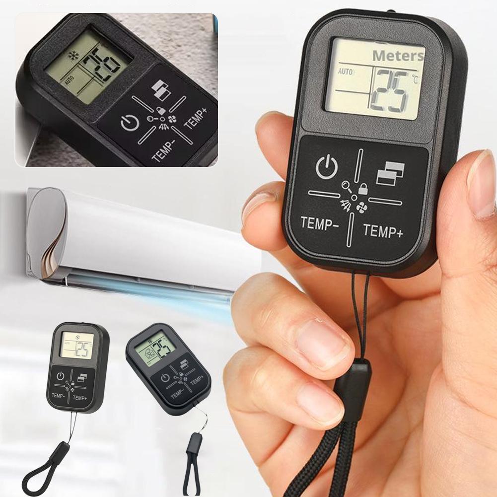 Universal air conditioner remote control Mini Portable Remote Control Panel with Thermometer Function Suitable For Any Model