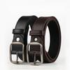 Casual Denim Youthful Belt Crafted From Durable Cowhide In Elegant Black For Looks Fashionable