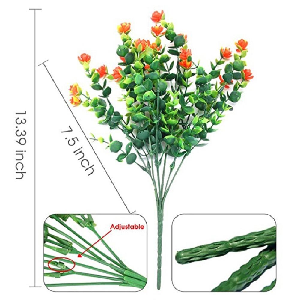 1 szt. Sztuczny kwiat Nowy Plastik Odporny na UV