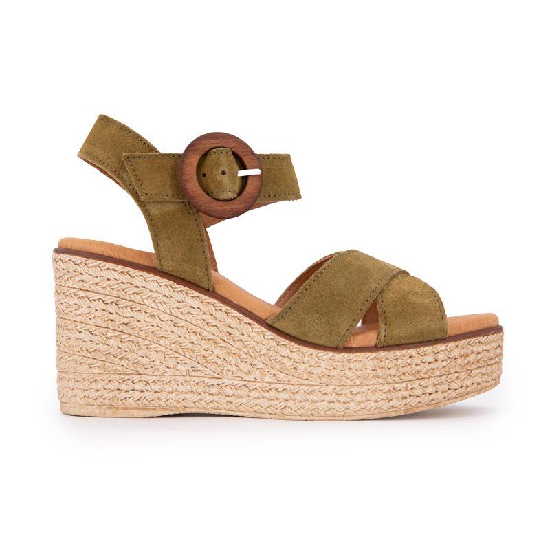 

Sandales compensee serraje military 5816 t36/41 Femme BIOSTOCK 37 хаки