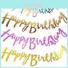 Stunning Hanging Garland With Glitter Paper For Joyful Birthday Festivities