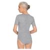 Damen Adaptiver Body Kurzarm Zugang für Ernährungssonde Druckknöpfe Bauchbereich Spezielle Bedürfnisse Jumpsuit