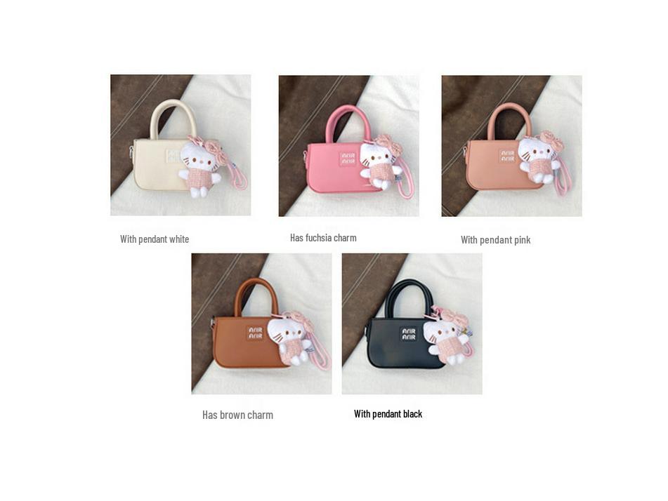 Miu Miu Girls' Retro Mini Crossbody Shoulder Bag with Lipstick Holder In Zhang Yuanying Style.