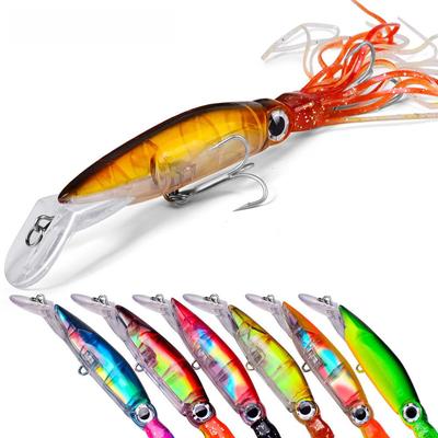 14cm Whisper Squid Hard Plastic Fishing Lure, 40g Sea Simulation Bait, Model DW320