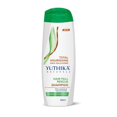 Yuthika Hair Fall Rescue Shampoo 80ml For Women & Men | Strengthens Frizzy Hair Naturally
