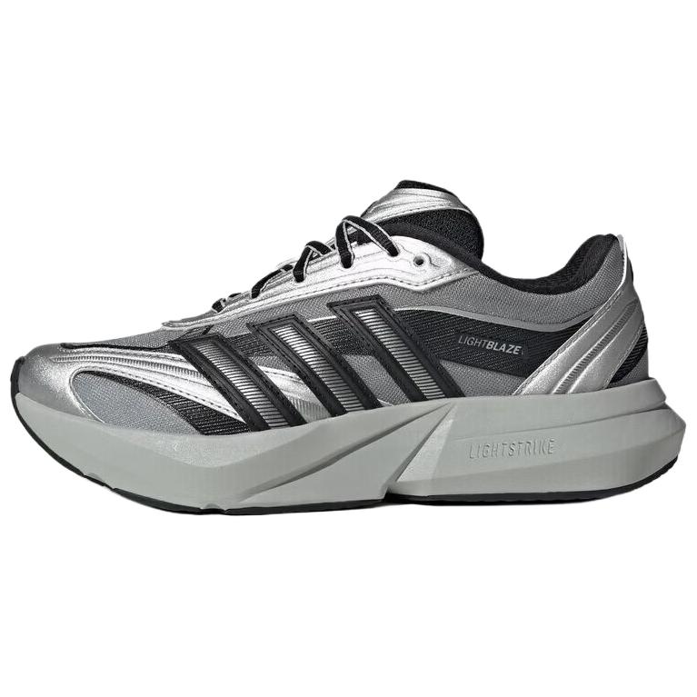 Adidas Lightblaze Glow Comfortable Versatile Running Shoes Women sneakers Gray Silver Black HQ7462 39⅓