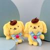 Cute Sanrio Series Plush Keychain Adorable Stuffed Dog Bag Charm Soft 10cm