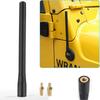 MUMAREN Antena de Reposição Curta para Jeep Wrangler 7.5 Polegadas Reflex