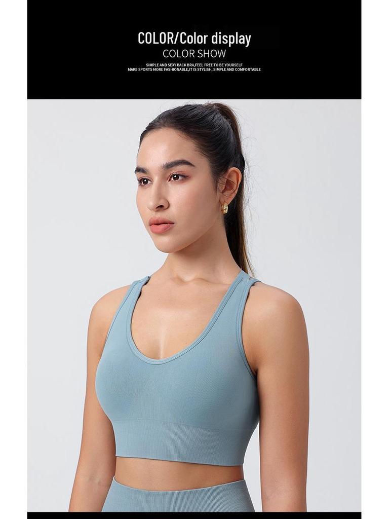Sport-BH mit gekreuztem Rücken - Schnelltrocknend, Übergröße Yoga- & Fitnessbekleidung