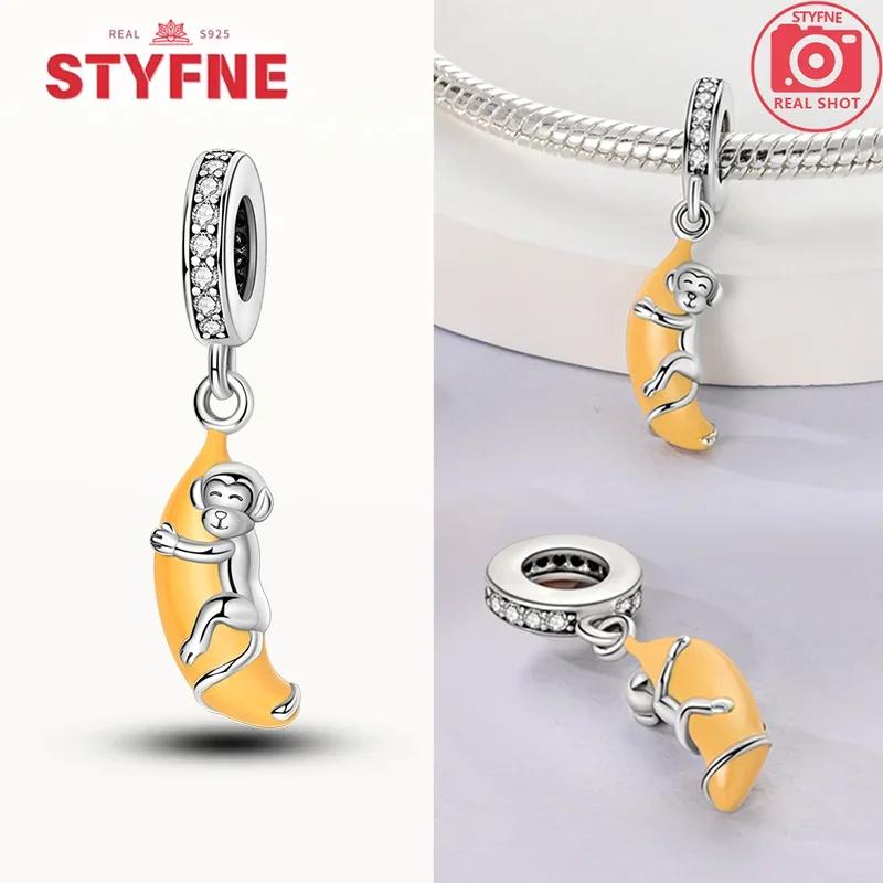 

Copper Metal Birthday Cake Love Charm Bead Components Chocolate Banana Bead Components Compatible With Authentic Original Bracelets Do It Yourself