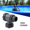Replacement Swimming Pool Filter Pump Plunger Valve Easy On/Off Compatible with 1 1/2 Hoses and 2 1/2 Fittings