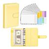 Money Saving Binder With Spending Budget Sheet Money Envelopes Hidden Compartments PVC A6 Budget Binder Budget Planner Book