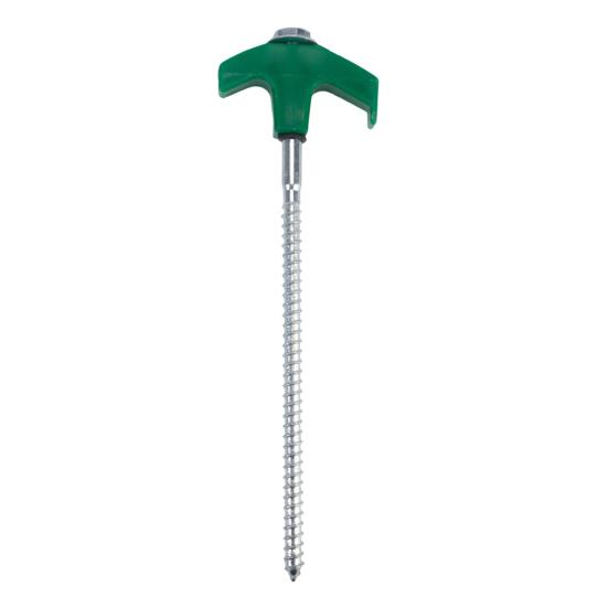 Screw-in Tent Stake Glow-in-the-dark Heavy Duty Outdoor Garden Yard Patio Lawn Camping Tarp Canopy Windproof Threaded Ground Spike Tent Peg