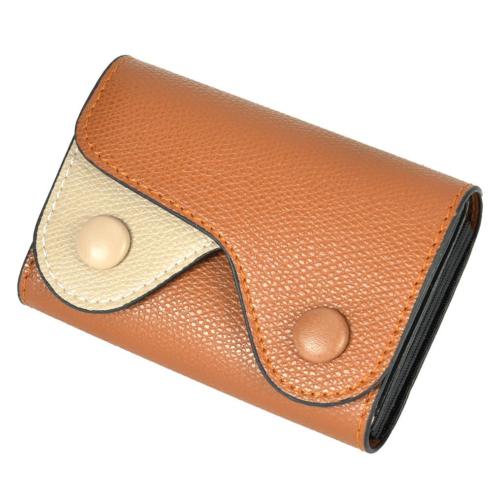 Portable PU Leather Stylish Anti Theft Card Bag Holder Container Storage Organizer Mother