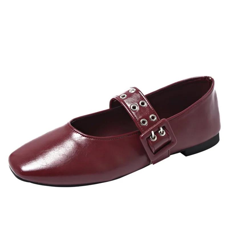 Fashion Luxury Retro Style Thick Heel Women Mary Jane Shoes Fashion Shallow Ladies Comfort Office Footwear Lolita Shoes Women Topsiders
