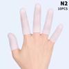 10Pcs Cooking Kitchen Tools Silicone Gel Tube Finger Protector Anti-Cut Heat Resistant Finger Sleeves