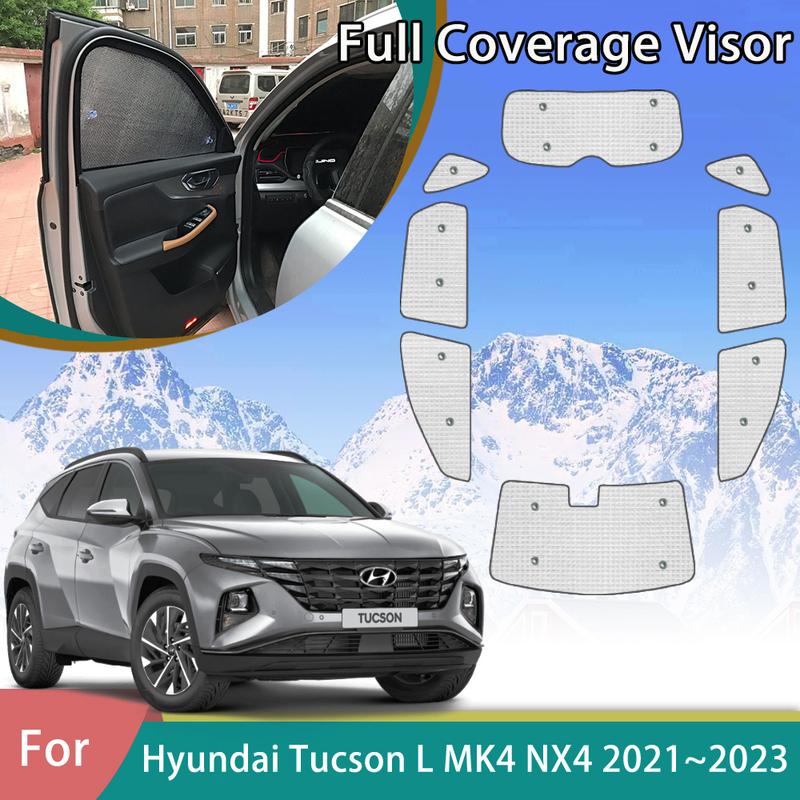 Auto-Sonnenschutz für Hyundai Tucson L MK4 NX4 Zubehör Auto Outdoor Sonnenschutz Sonnenschirm Fenster Vorhang Visier