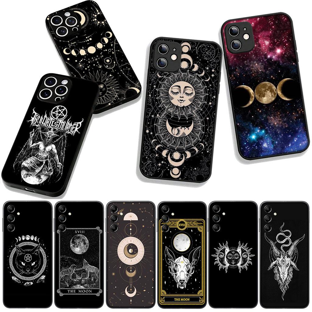 For Motorola Moto Edge 70 60 Fusion 40 NEO 20 Pro G Stylus G56 G96 G52 G41 G42 G51 Case Moon Tarot Mystery Totem Divine Witch