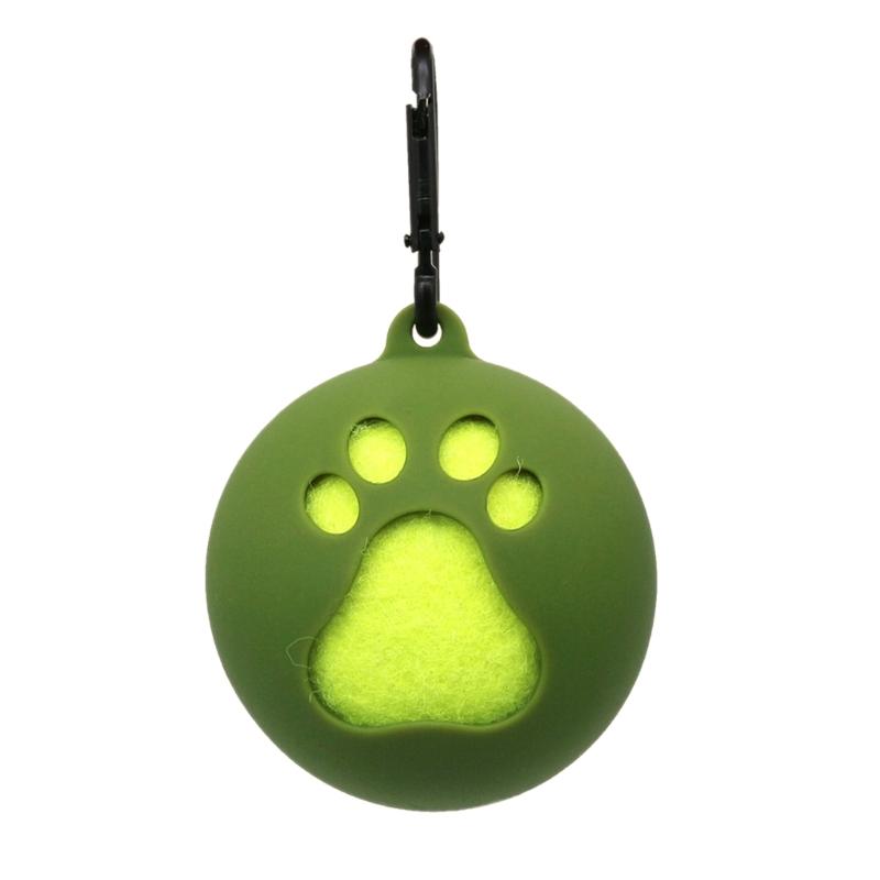 Portable Tennis Ball Holder Convenient Pet Ball Holder with Hands Free Dog Leash Attachment for Active Pets Easy Install
