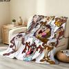 1PC Tazmanian Devil Patterned Flannel Blanket Suitable For All Seasons For Home Decor Warmth And Comfort Gifts Holiday Present
