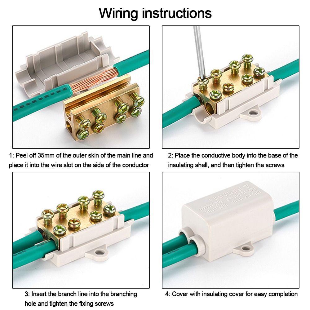 T-type Quick Terminal Block No Disconnection Wire Connector Docking Fast Connector Electrical