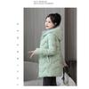 Women Thick Hooded Mid Length Cotton Padded Winter Coat