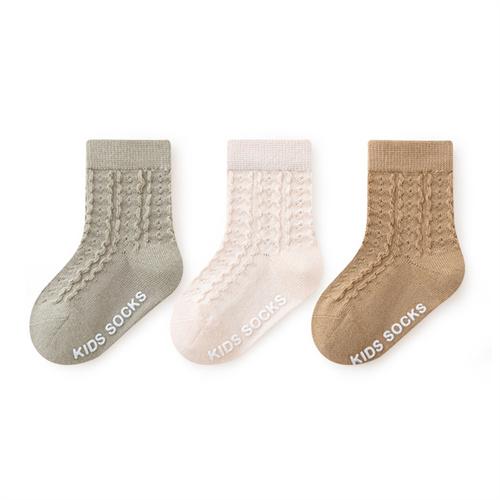 Lawadka 3Pairs/set Baby Girls Boys Socks For Newborn 0-5Y Summer Spring Children's Cotton Toddler Infant Non-slip  Floor Sock