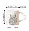 Australian Terrier, Aussie - Cup with a Dog, Adorable Cup with a Heart-shaped Handle, Universal Gift from the Art-Dog Brand
