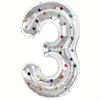 40inch Silver Number 0-9 Hairball Foil Balloons for Birthday Party Wedding Anniversary Baby Shower Living Room Digital Balloon